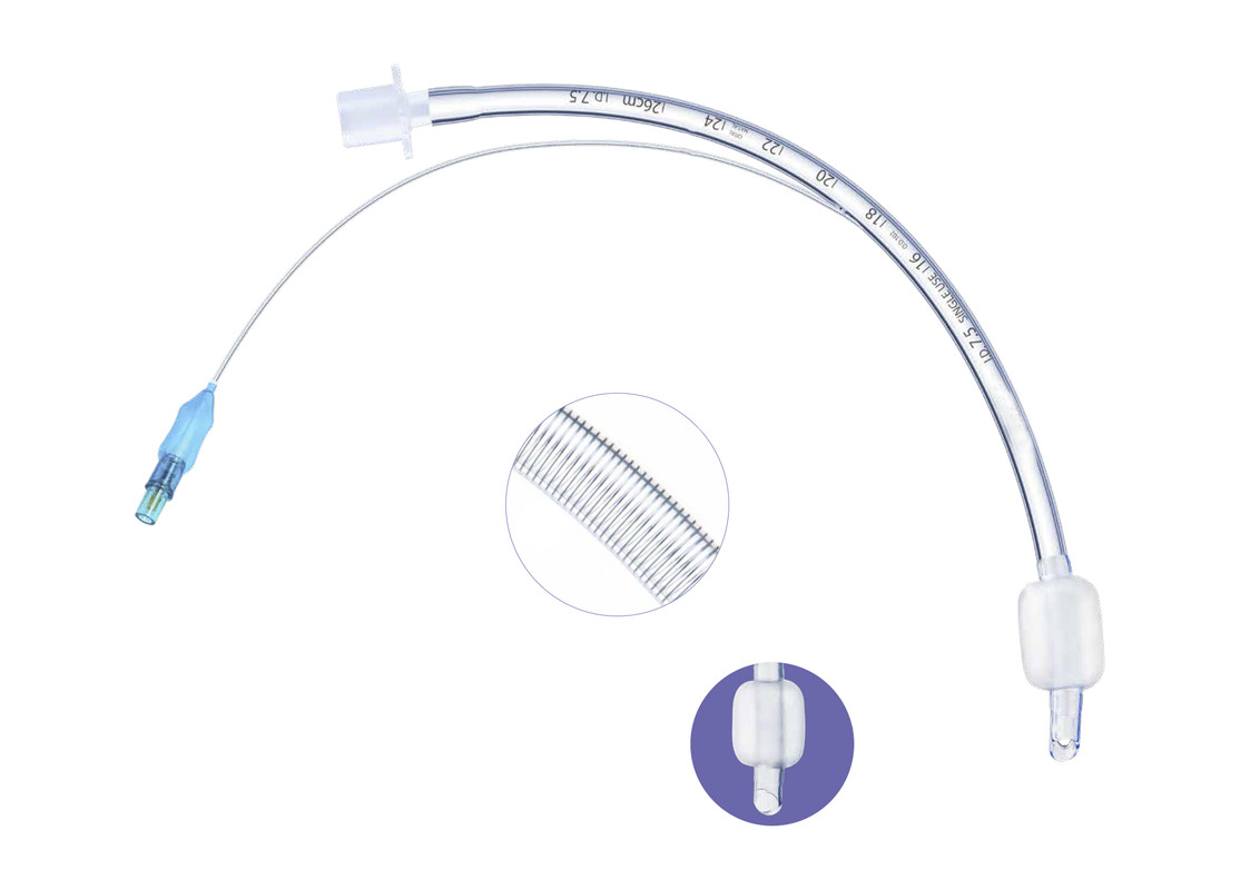 Трубка ендотрахеальна “MEDICARE” (з манжетою, армована) розмір 7,5